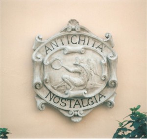 Stemma modellato e stampato in finta arenaria
