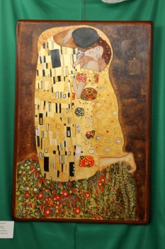 liberamente tratto da il bacio di Klimt