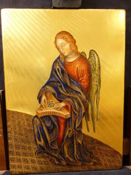l'angelo musicante finito-the musical angel finished