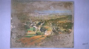 dipinto infangato