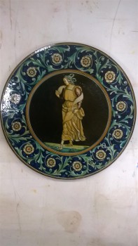 il piatto a restauro ultimato
